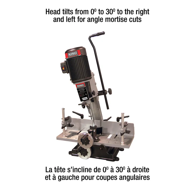 5/8" Hollow Chisel Mortiser w/ Tilting Head