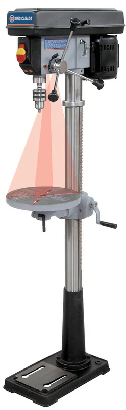 13" Floor Model Drill Press w/ Dual Laser Guide System No. KC-116FN