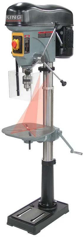 17‘‘ Long Stroke Drill Press w/ Safety Guard No. KC-119FC-LS