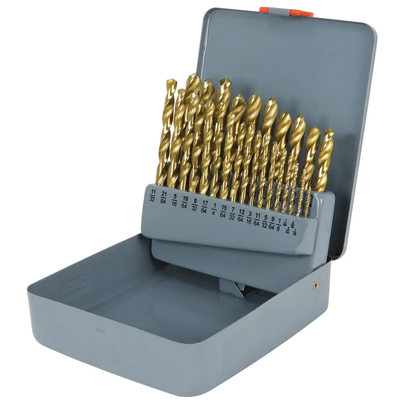 29 pc. Titanium Steel and Wood Drill Bit Set No. KDB-29T