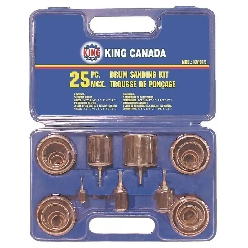 25 pc. Drum Sanding Kit No. KW-019