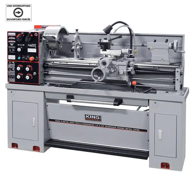 14" x 40" Metal Lathe w/ Taper Attachment No. KC-1440ML-2/KM-054