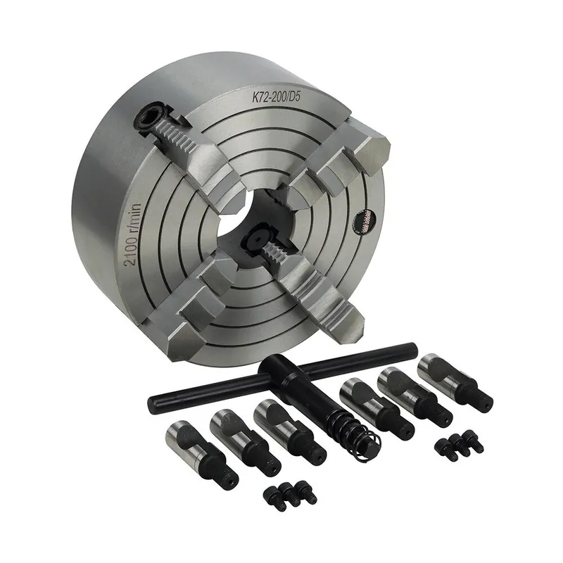8" 4-Jay Independent Metal Lathe Chuck No. KLC-48-D1-5
