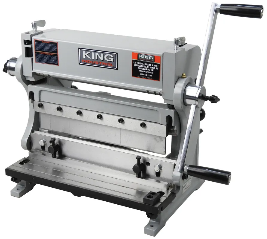 12" x 20 Ga. 3-in-1 Brake Shear & Roll No. KC-1220