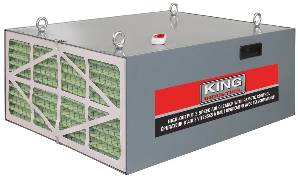 High-Output 3 Speed Air Cleaner w/ Remote Control No. KAC-1200