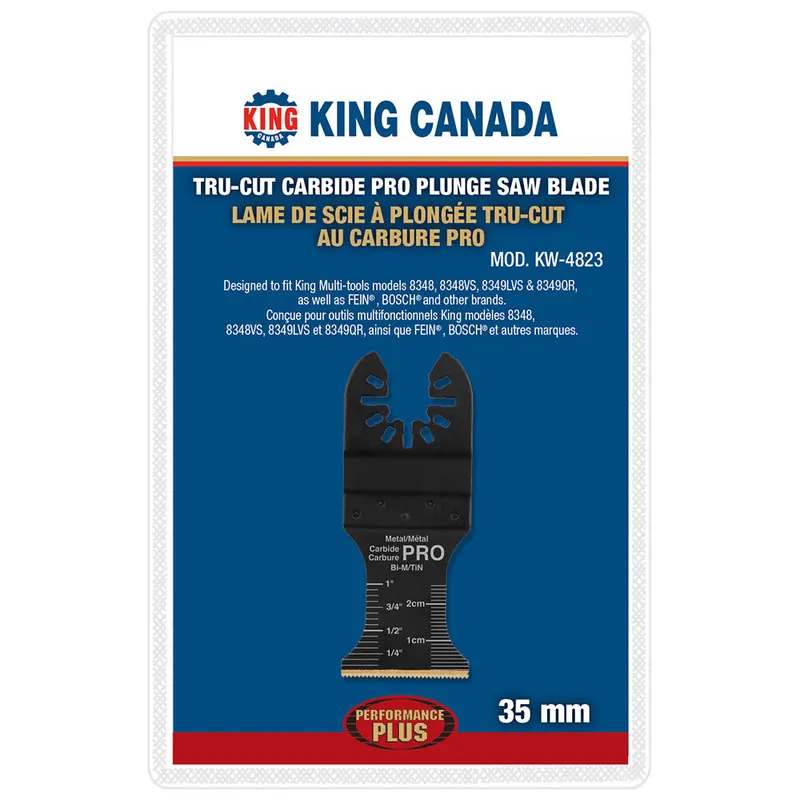 Performance Plus Tru-Cut Carbide PRO Plunge Saw Blade No. KW-4823