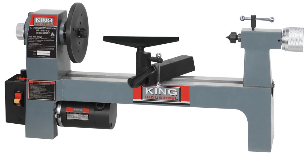 8" x 13" Variable Speed Wood Lathe No. KWL-813VS