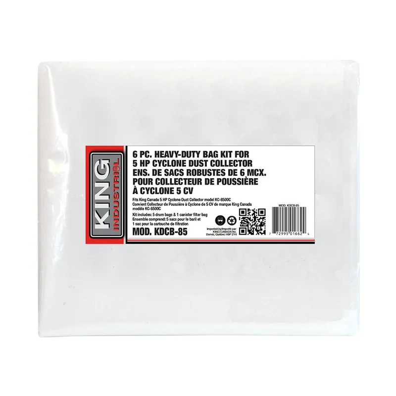 5 Pc. Heavy-Duty Bags Kit No. KDCB-85 For KC-8500C