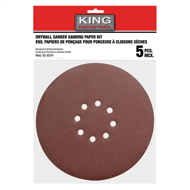 5 PC. 8-7/8" -180 Grit Sanding Paper Kit No. SD-878-K-180