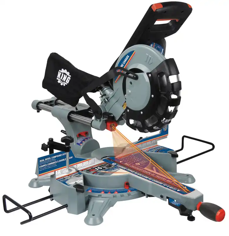 10" Dual Bevel Sliding Compound Miter Saw w/ Twin Laser No. 8385NS