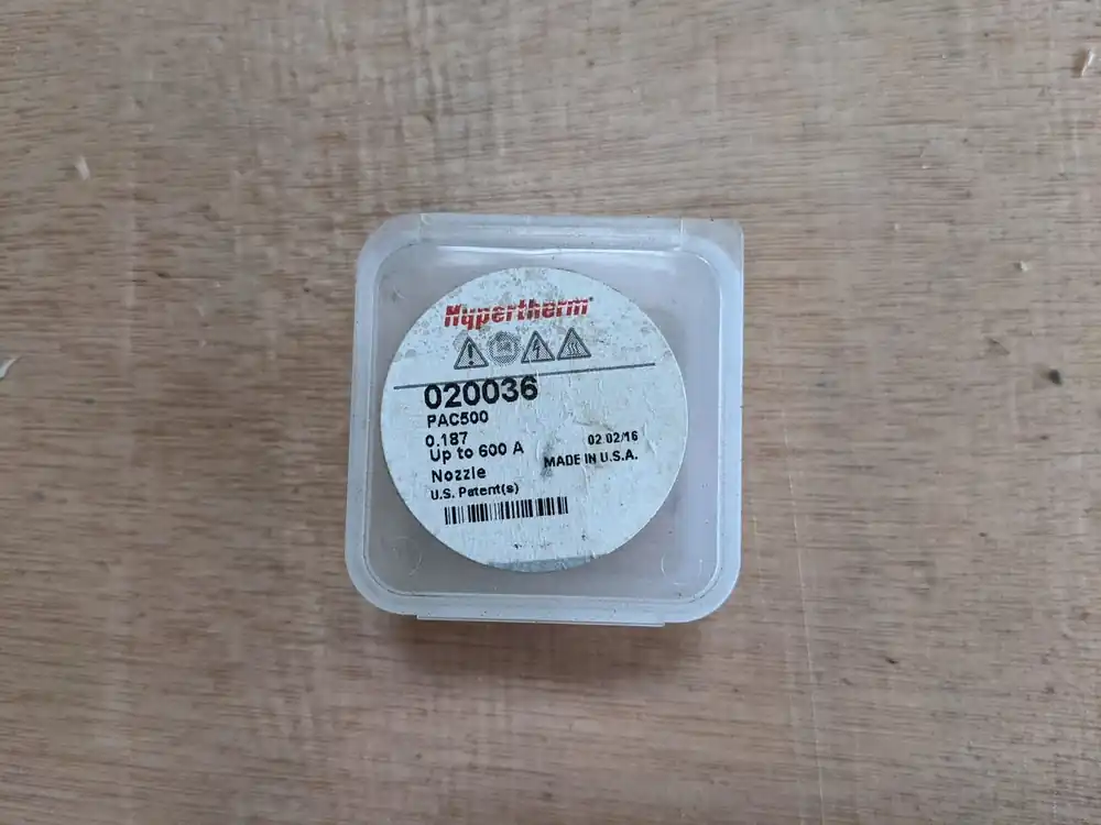 020036 Nozzle N2 .187 600 Amp