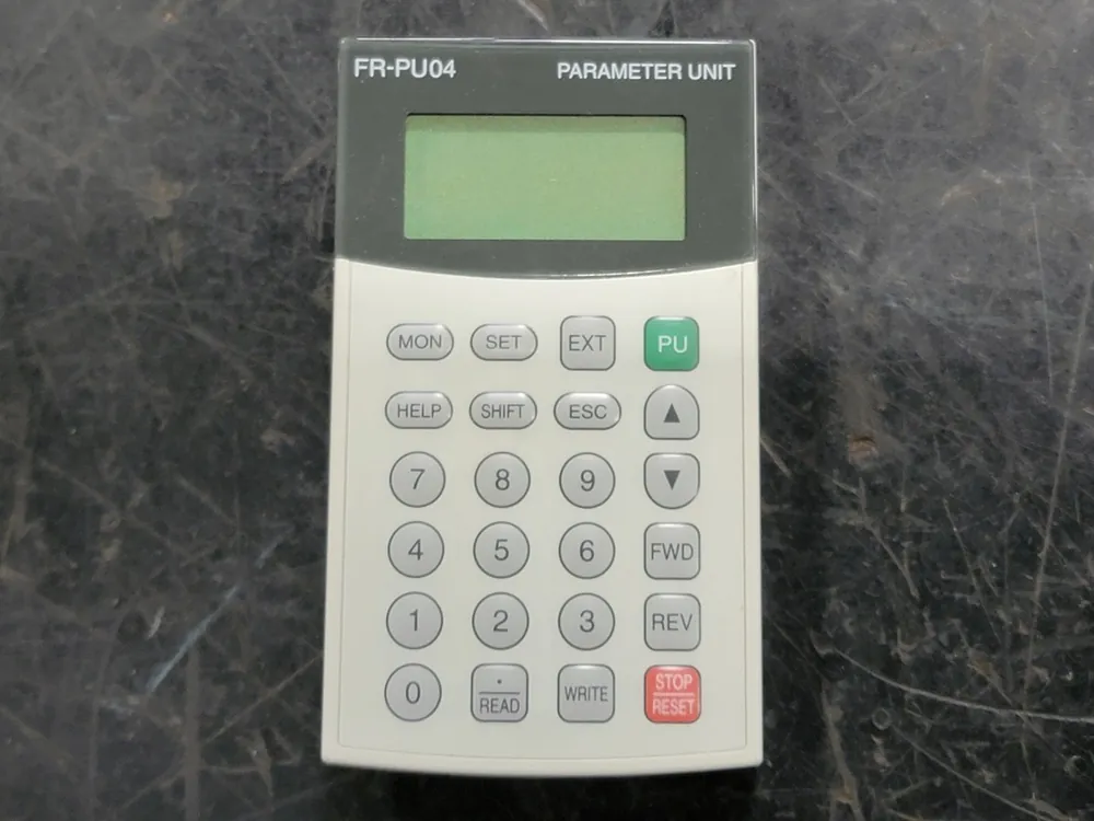 7.5 hp, 220 Volts, 1-Phase VFD Control Panel LCD Display FR-PU04
