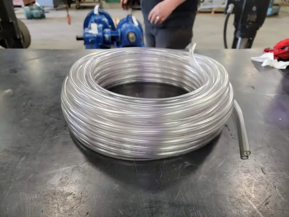 3/8" x 1/2" x 100 ft. Clear Vinyl PVC Tubing K010-0608X100