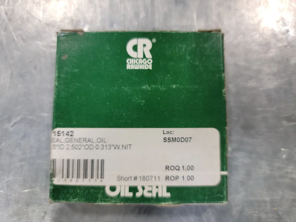 Oil Seal No. 15142, 1.5X2.502X0.313