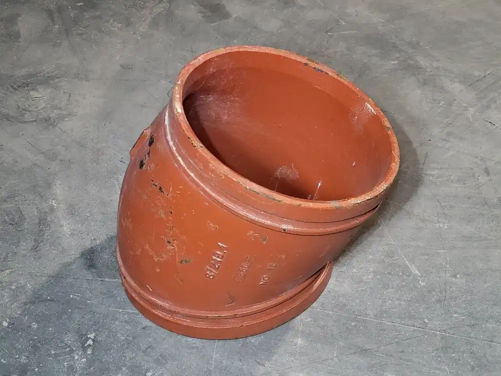 8" 22.5 Deg Elbow Grooved End No. 12