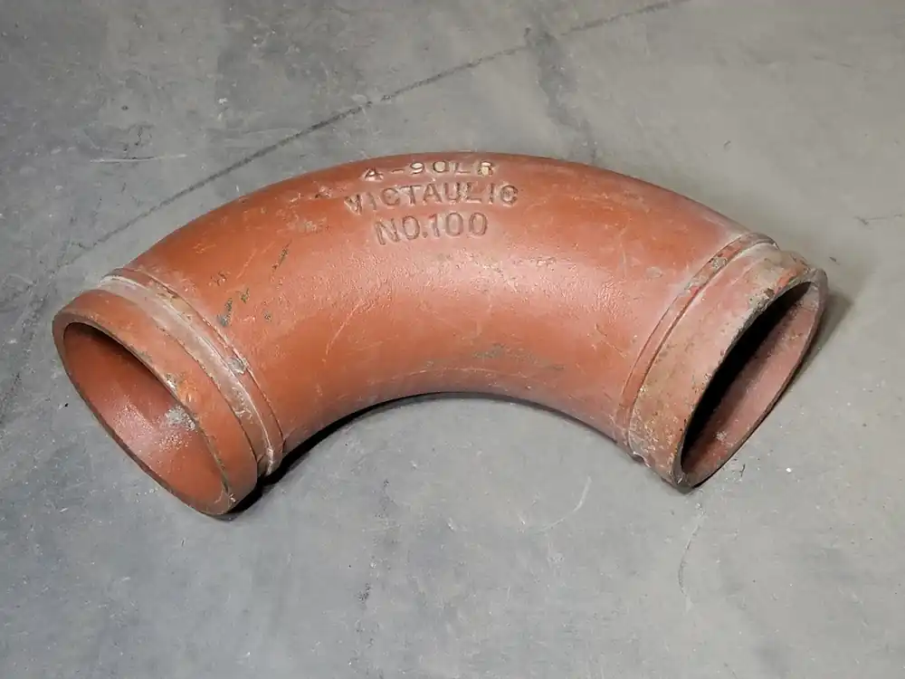 4" 90 Deg Long Radius Elbow 4-90LR, No. 100