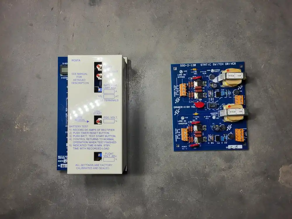 Rectifier Control Unit RCBTA120 w/ Static Switch Driver SSD-2-120