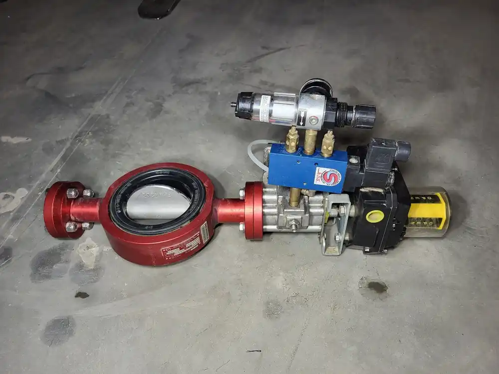 Emergency Butterfly Valve with Pneumatic Actuator 4216
