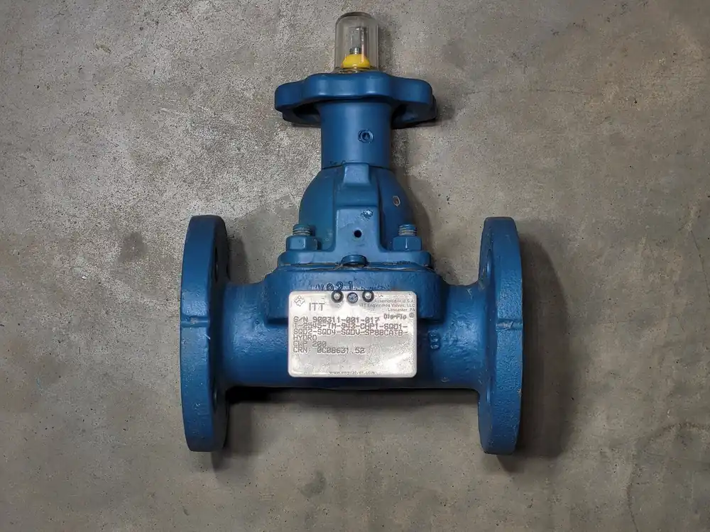 1" Dia-Flo Weir Diaphragm Valve