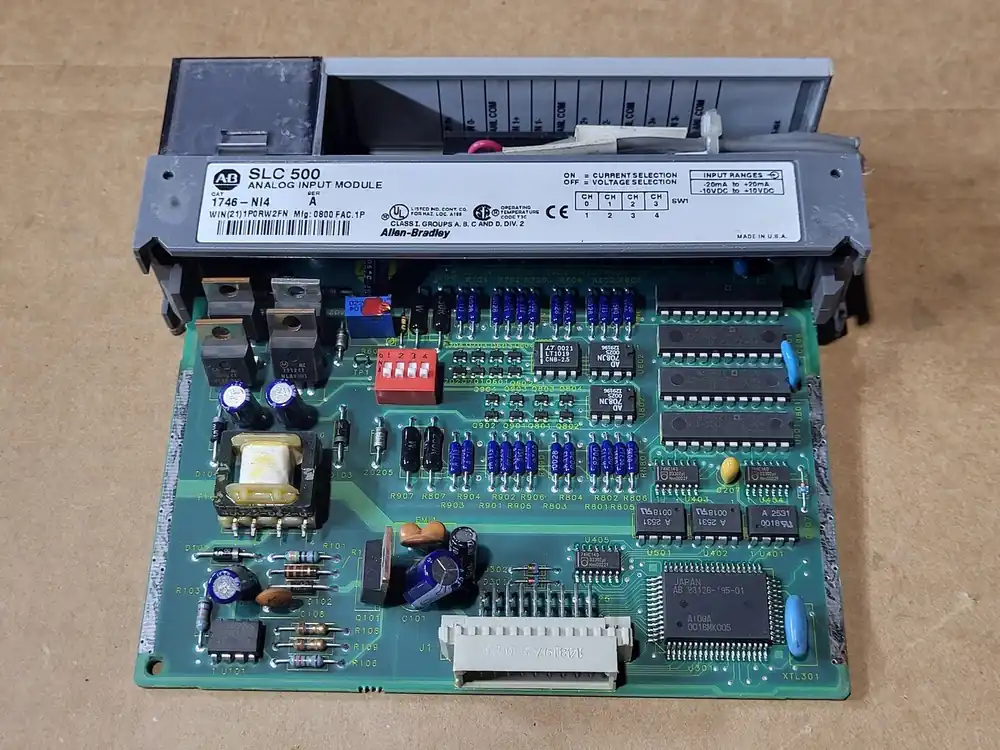 SLC 500 Input Module, 4 ch, 4-20ma or 0-10V, 1746-NI4