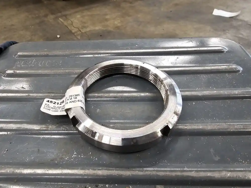 Bearing Lock Nut 80mm ID x 105mm OD x 15mm W, KM16