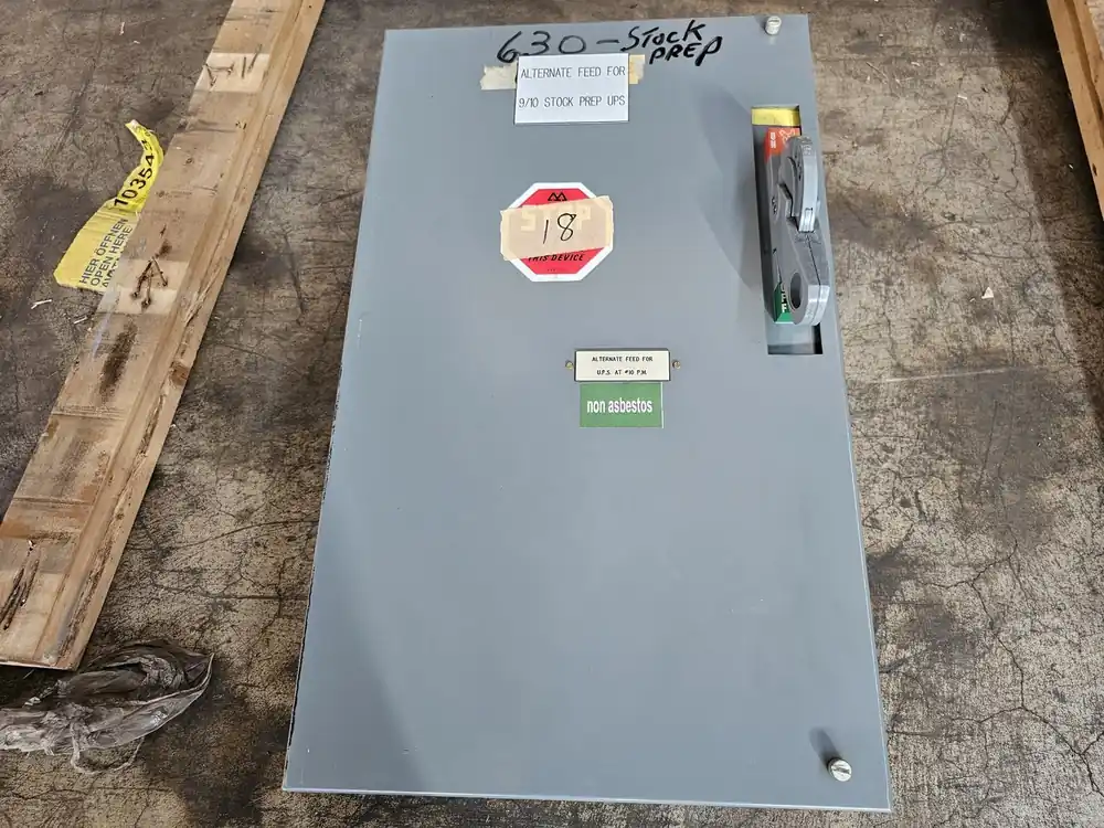 Fused MCC Disconnect Feeder Bucket