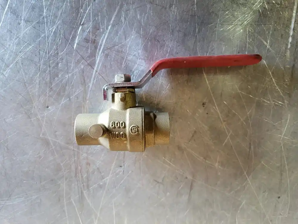 3/4" Ball Valve with Drain-Forged Brass