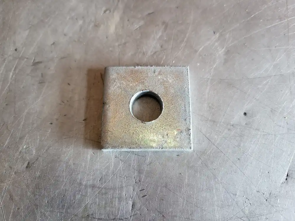 Ocal Flat Galvanized Steel Square Washer AB241-1/2HDGC (Box of 100)