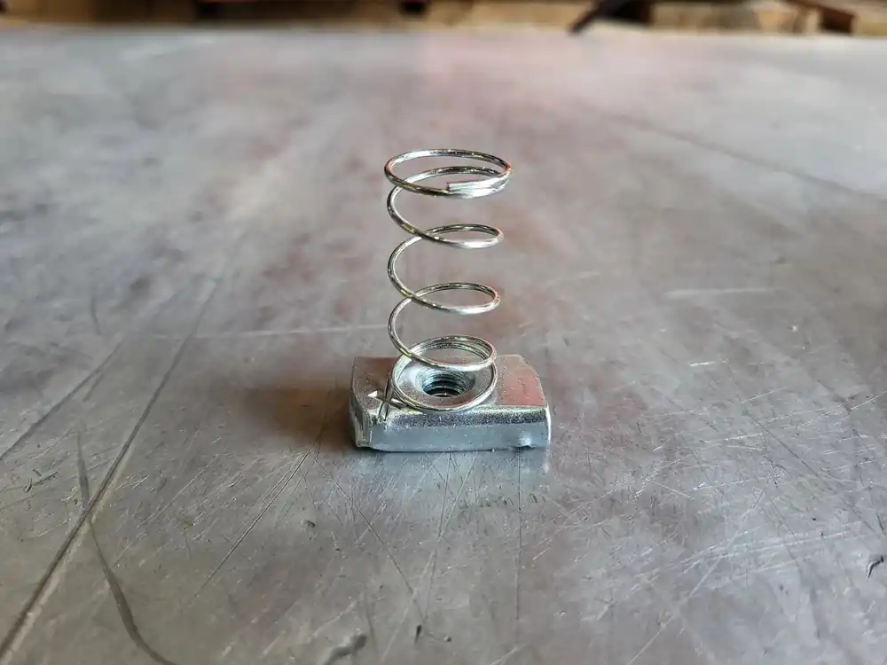 3/8" Channel Spring Nut N228(3/8)ZN (Box of 92)