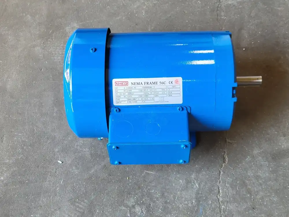 2 hp, 575 volts, 1700 rpm, 56 Electric Motor YSN5664GMA