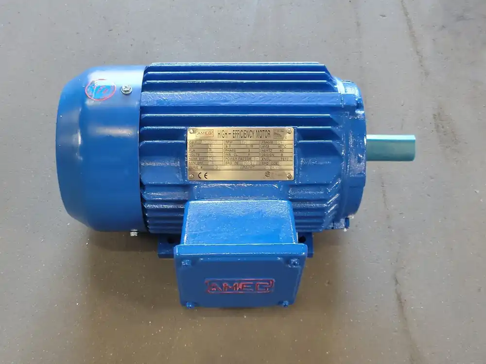 1.5 hp, 575 volts, 1720 rpm, 145T Electric Motor AG001504