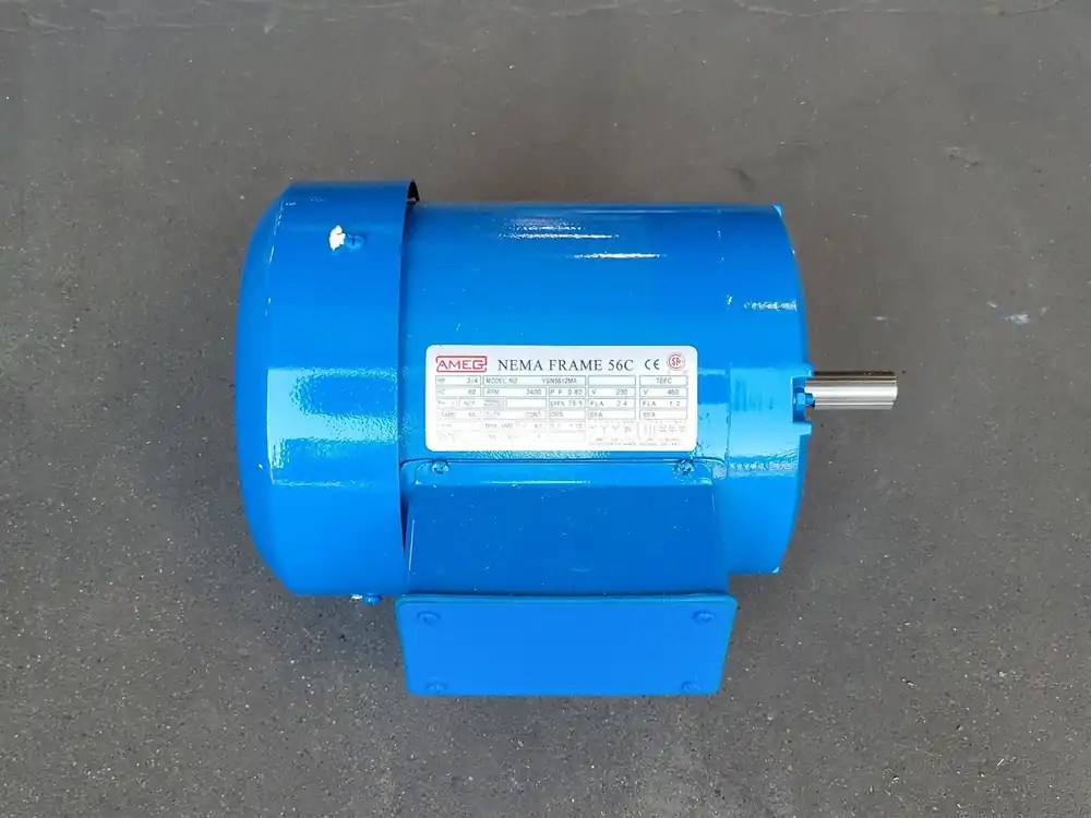 3/4 hp, 230/460 volts, 3400 rpm, 56 Electric Motor YSN5612MA