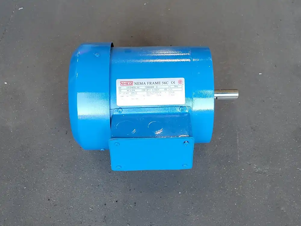 3/4 hp, 575 volts, 1700 rpm, 56C Electric Motor YSN5624GM