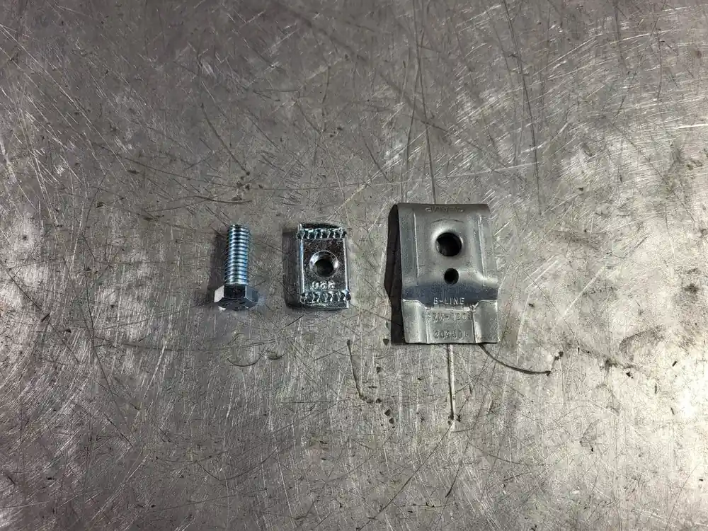 2-1/4" Hold Down Bracket w/ 3/8" Hardware (Box of 50)