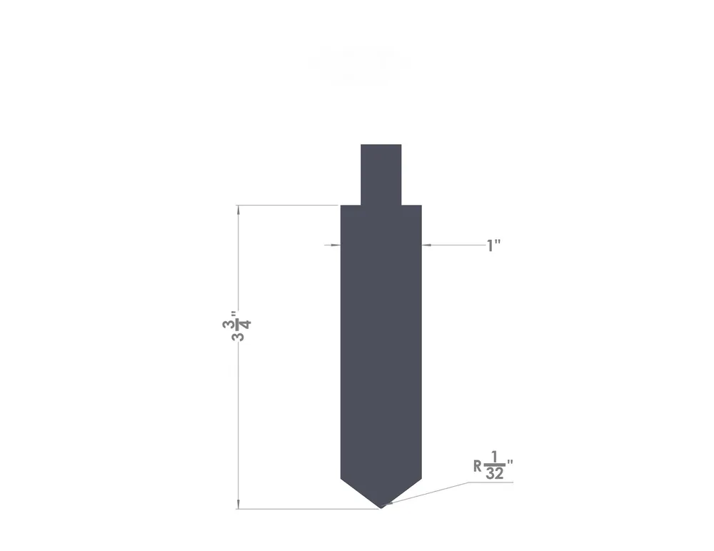 84 Degree Forming Punch GP11