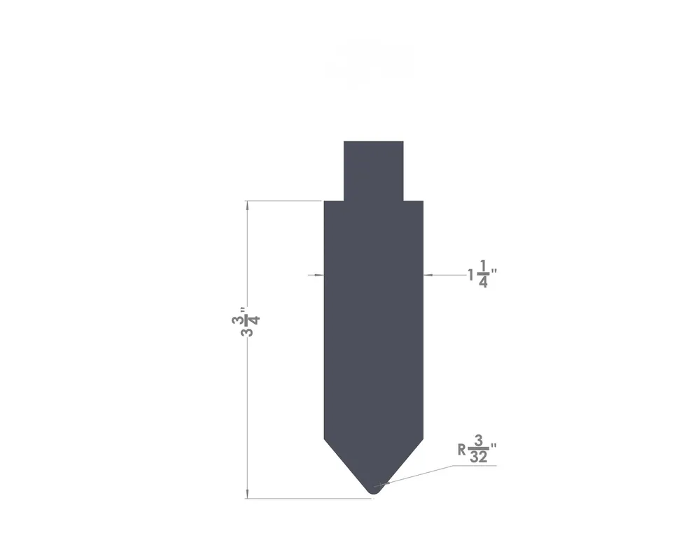 84 Degree Forming Punch GP12