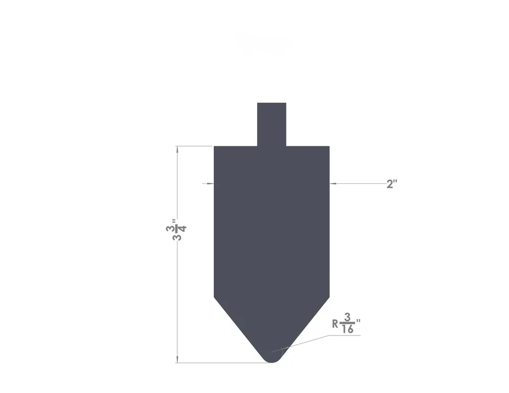 84 Degree Forming Punch GP14