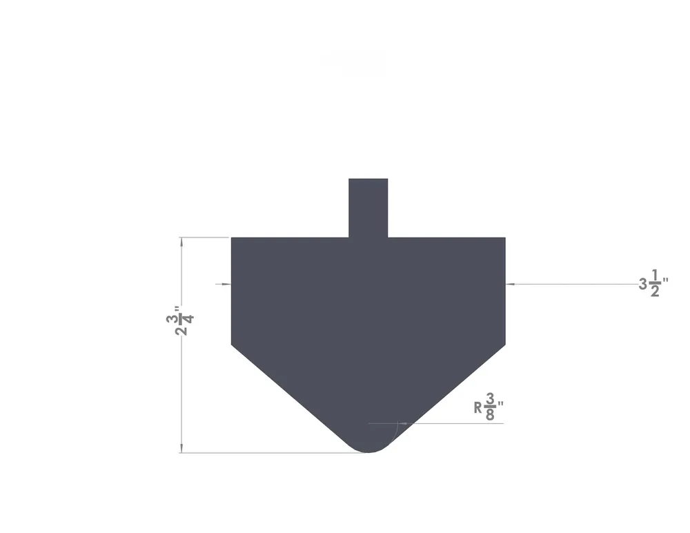 84 Degree Forming Punch GP16