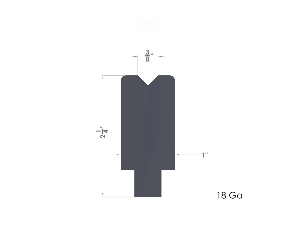 84 Degree Forming Die GD12