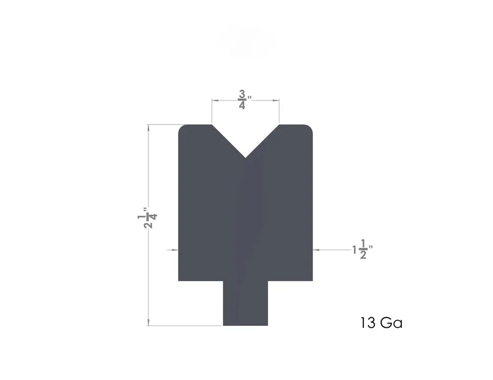 84 Degree Forming Die GD15