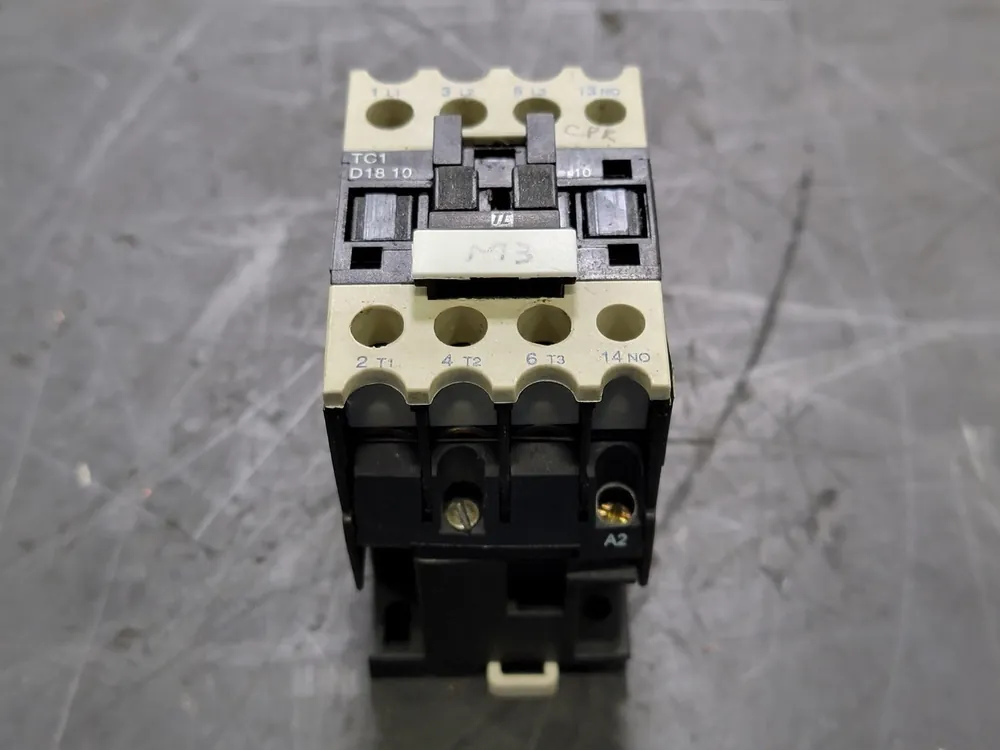18 Amp, 3 Pole, 480 VAC Coil Contactor TC1-D18 10