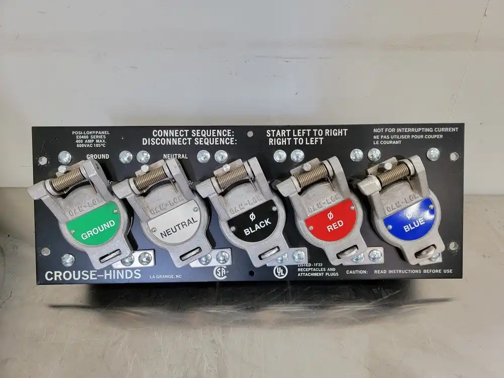 Posi-Lok 5 POS Female Panel E0400-1687 400A 600V