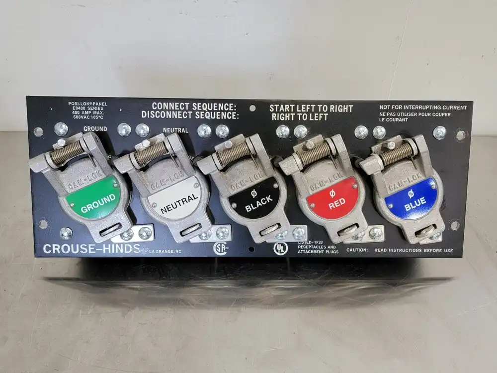 Posi-Lok 5 POS Female Panel E0400-1687 400A 600V
