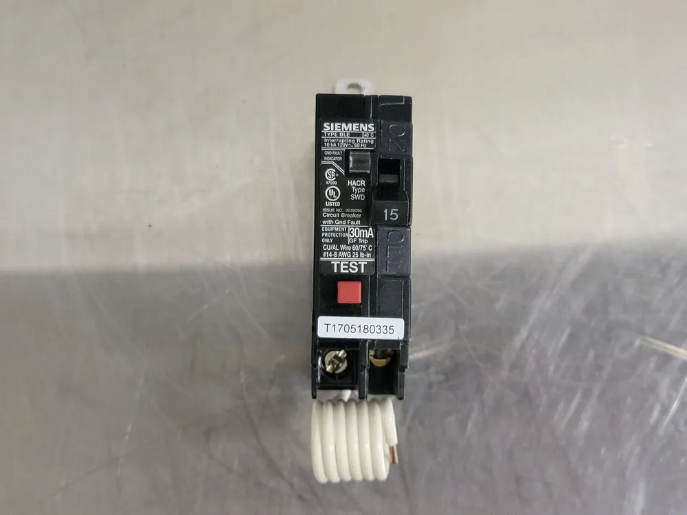 15 Amp, 1 Pole, 120 volts Circuit Breaker BE115