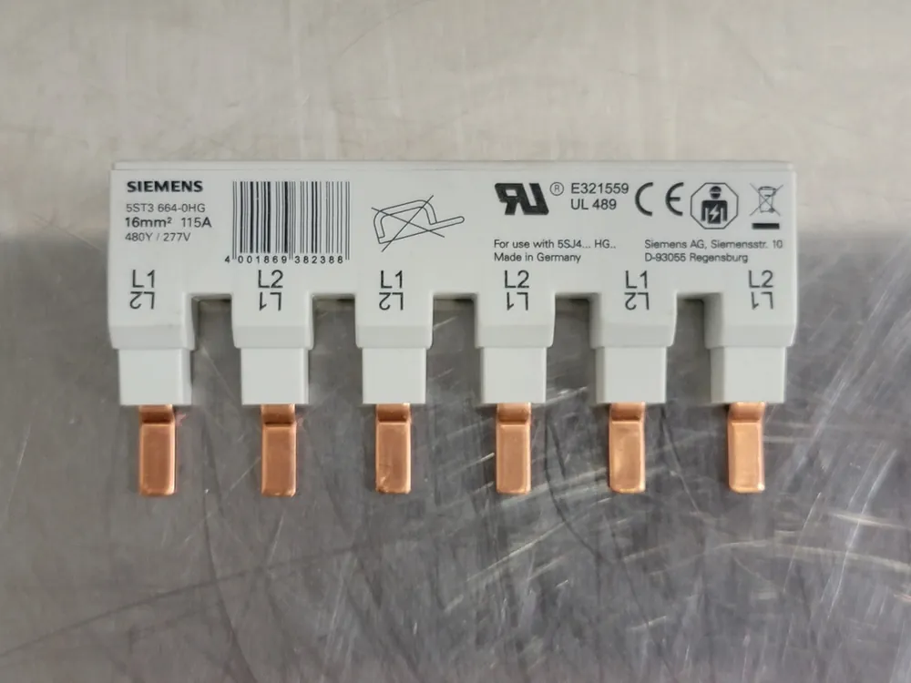 Pin Busbar 5ST3664-0HG 16 mm2 3x 2-phase