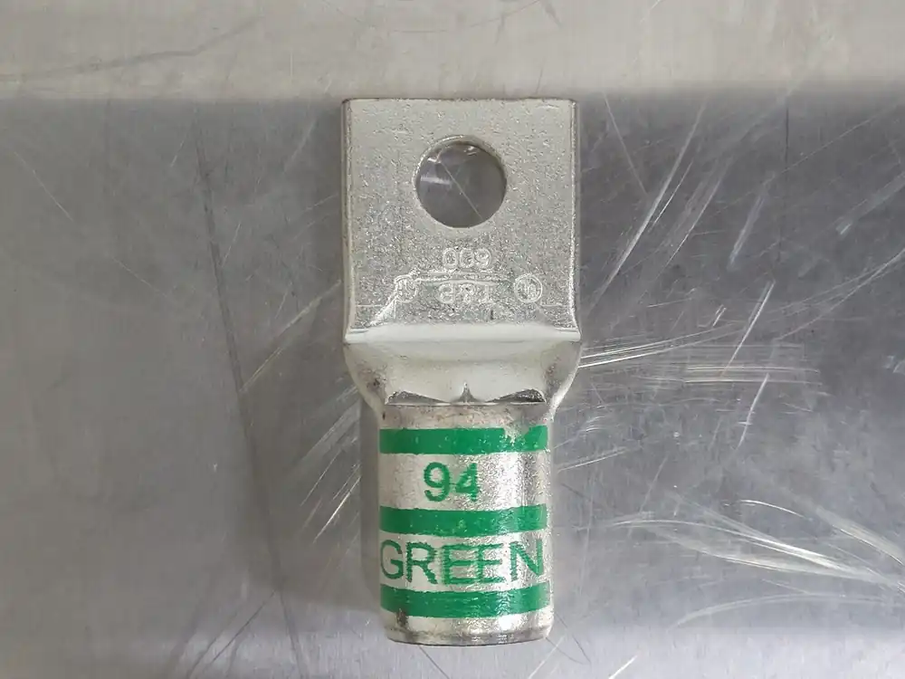 1 Hole 600 kcmil Compression Lug 94 Green 54120 (Bag of 3)