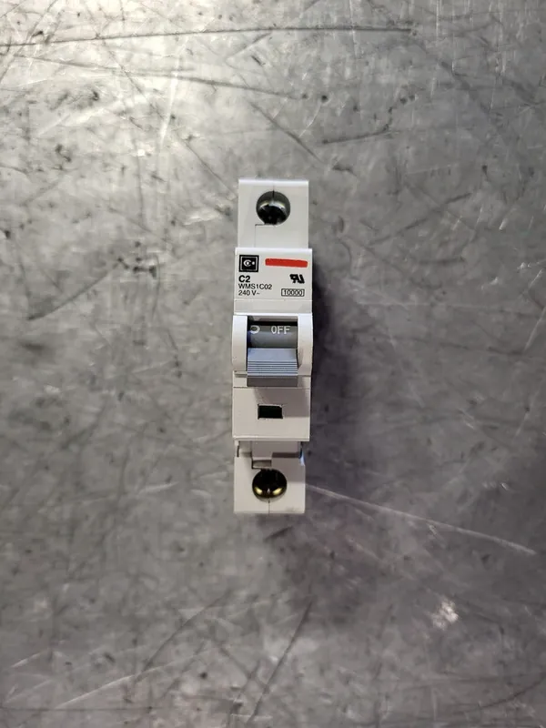 2 Amp, 1 Pole, 240 volts Circuit Breaker WMS1C02