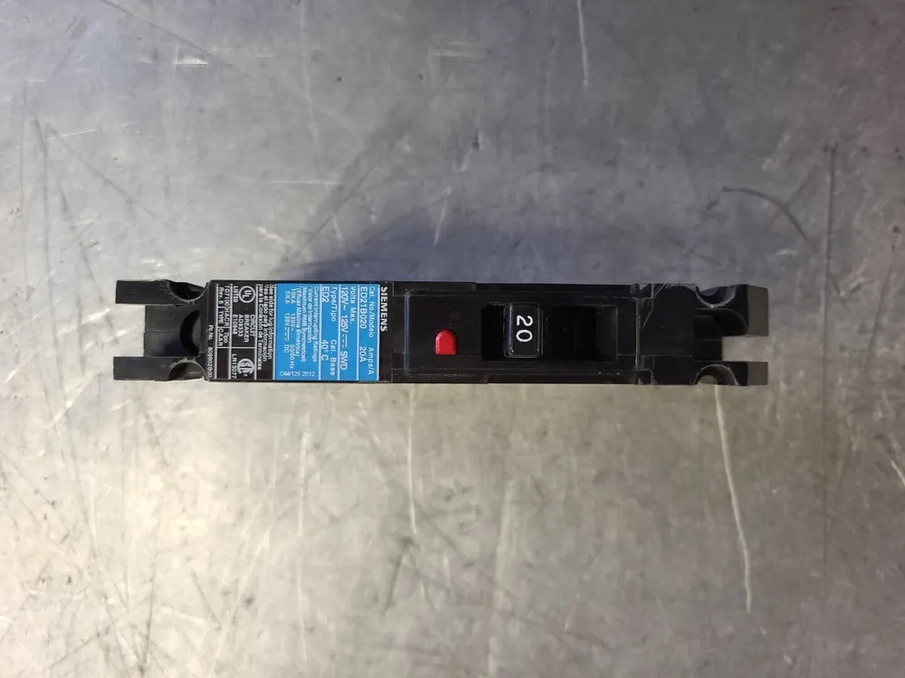 20 Amp, 1 Pole, 120 volts Circuit Breaker ED21B020