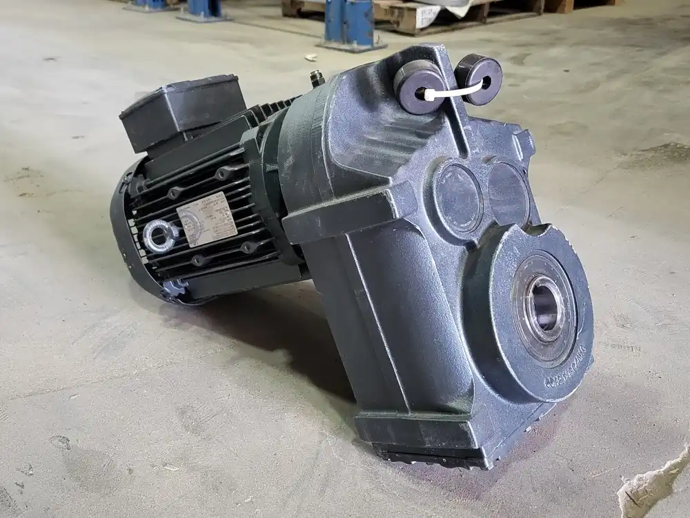 9.08 1 Ratio Parallel Shaft Helical Gearmotor FA67/A/G w/ 5 hp Electric Motor