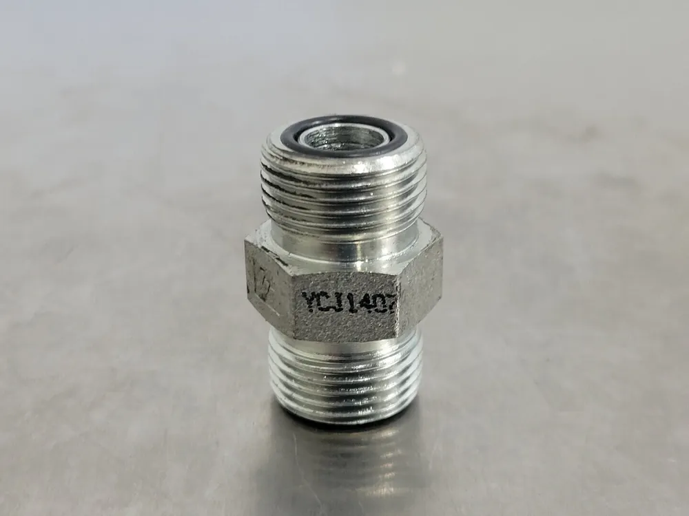 Hydraulic Adapter M-08 ORFS X M-08 ORFS 1/2" x 1/2" (Bag of 4)